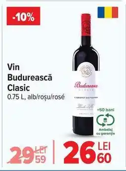 Carrefour Vin Budureasca Clasic Ofertă