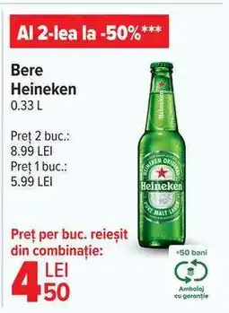 Carrefour Bere Heineken Ofertă