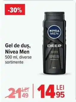 Carrefour Gel de duș Nivea Men Ofertă