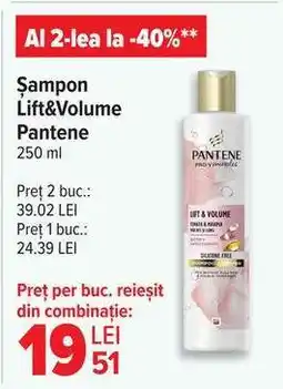 Carrefour Șampon Lift&Volume Pantene Ofertă