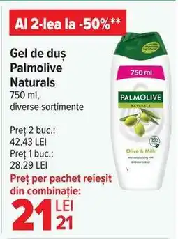 Carrefour Gel de duș Palmolive Naturals Ofertă
