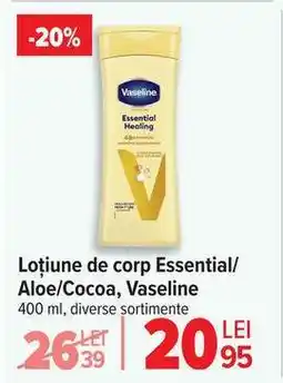 Carrefour Loțiune de corp Essential/Aloe/Cocoa, Vaseline Ofertă