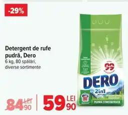 Carrefour Detergent de rufe pudră Dero Ofertă