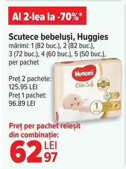 Carrefour Scutece bebeluși, Huggies Ofertă
