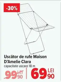Carrefour Uscător de rufe Maison D’Amelie Clara Ofertă
