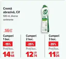 Carrefour Cremă abrazivă Cif Ofertă