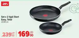 Carrefour Set x 2 tigăi Start Easy, Tefal Ofertă