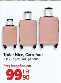 Carrefour Troler Nice, Carrefour Ofertă