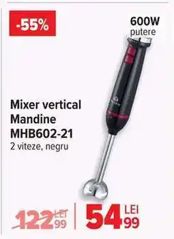 Carrefour Mixer vertical Mandine MHB602-21 Ofertă