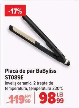 Carrefour Placă de păr BaByliss ST089E Ofertă