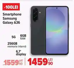 Carrefour Smartphone Samsung Galaxy A36 Ofertă