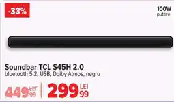 Carrefour Soundbar TCL S45H 2.0 Ofertă