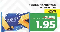 Simos Roshen napolitane wafers Ofertă