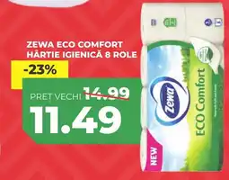 Simos ZEWA eco comfort hârtie igienică 8 role Ofertă