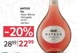 Selgros MATEUS Vin Ofertă