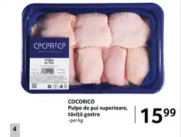 Selgros COCORICO Pulpe de pui superioare, tăviţă gastro Ofertă
