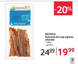Selgros DELTAICA Pastramă de crap argintiu afumată Ofertă