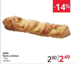 Selgros LIDAS Twist cu brânză Ofertă