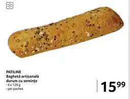 Selgros PATILINE Baghetǎ artizanalǎ durum cu semințe Ofertă