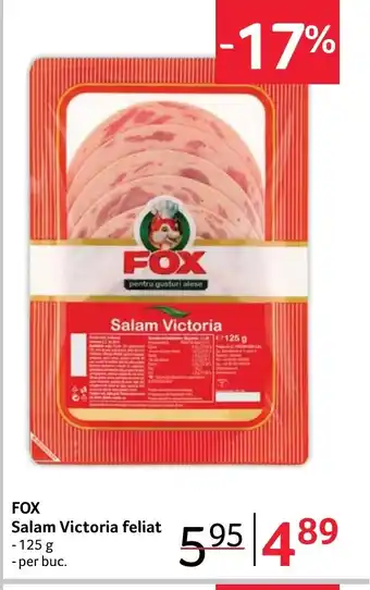 Selgros FOX Salam Victoria feliat Ofertă