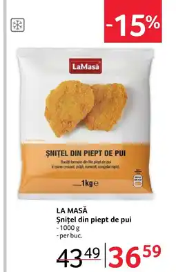 Selgros LA MASĂ Șniţel din piept de pui Ofertă