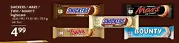 Selgros SNICKERS / MARS / TWIX / BOUNTY înghețată Ofertă