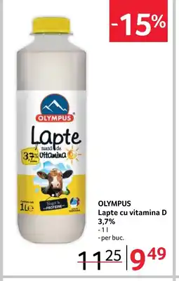 Selgros OLYMPUS Lapte cu vitamina D 3.7% Ofertă