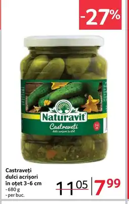 Selgros Castraveţi dulci acrisori în oțet Ofertă