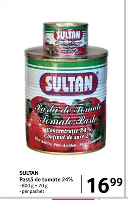 Selgros SULTAN Pastă de tomate 24% Ofertă