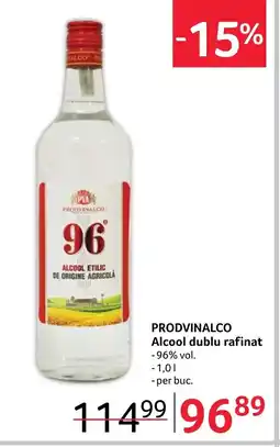 Selgros PRODVINALCO Alcool dublu rafinat Ofertă