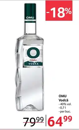 Selgros OMU Vodcă Ofertă