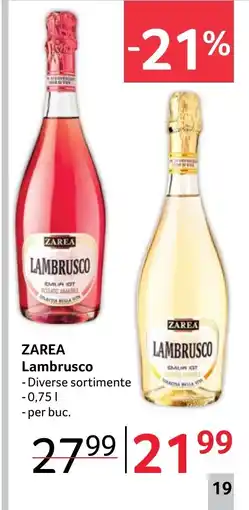 Selgros ZAREA Lambrusco Ofertă