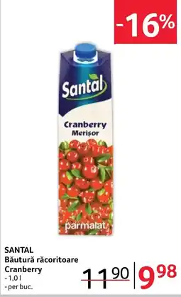 Selgros SANTAL Băutură răcoritoare Cranberry Ofertă