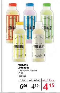 Selgros MERLINS Limonadǎ Ofertă