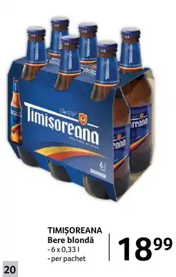 Selgros TIMIȘOREANA Bere blondǎ Ofertă