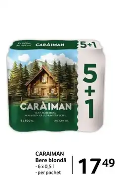 Selgros CARAIMAN Bere blondǎ Ofertă