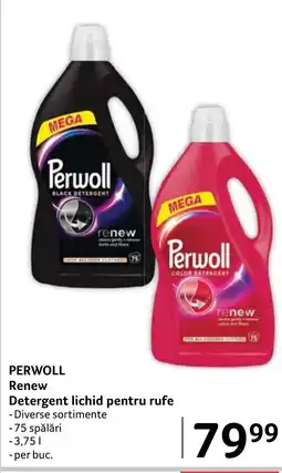 Selgros PERWOLL Renew Detergent lichid pentru rufe Ofertă