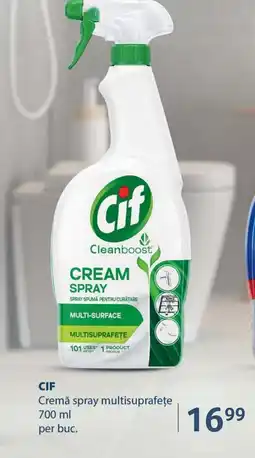 Selgros CIF Cremă spray multisuprafeţe Ofertă