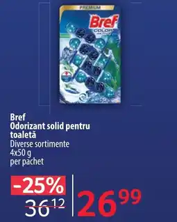 Selgros BREF Odorizant solid pentru toaletă Ofertă