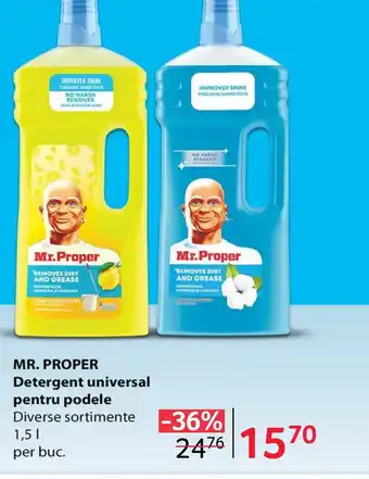 Selgros MR. PROPER Detergent universal pentru podele Ofertă