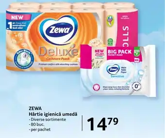 Selgros ZEWA Hârtie igienică umedă Ofertă