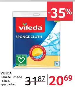 Selgros VILEDA Lavete umede Ofertă