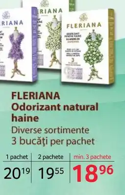 Selgros FLERIANA Odorizant natural haine Ofertă