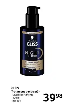 Selgros Schwarzkopf GLISS Tratament pentru păr Ofertă
