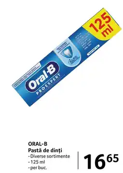 Selgros ORAL-B Pastă de dinți Ofertă