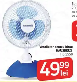 Supeco Ventilator pentru birou HAUSBERG Ofertă