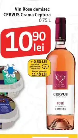 Supeco Vin Rose demisec CERVUS Crama Ceptura Ofertă