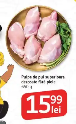 Supeco Pulpe de pui superioare dezosate fără piele Ofertă