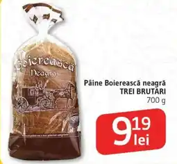Supeco Pâine Boierească neagră TREI BRUTARI Ofertă