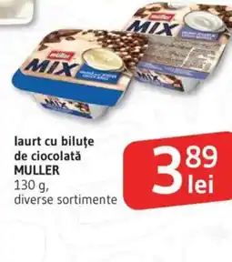 Supeco laurt cu biluţe de ciocolată MULLER Ofertă